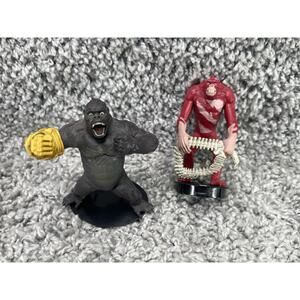 Godzilla vs Kong Movie Gorilla Cup Figurine & Skar King 2021 Cup Topper NO CUP